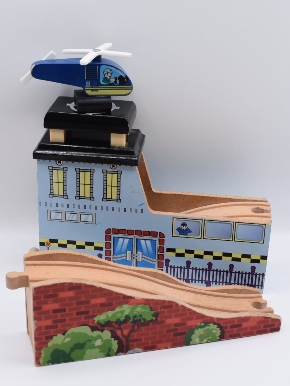 Imaginarium Wooden Railway Heli-Pad Aiport and Track Ramp Compatible Tho…